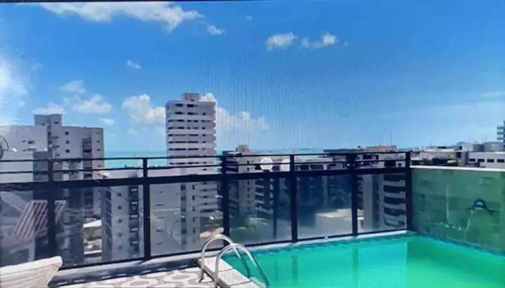 Alugo Suite Em Lindo Apto Beira-Mar Na P. Verde. Maceió Dış mekan fotoğraf